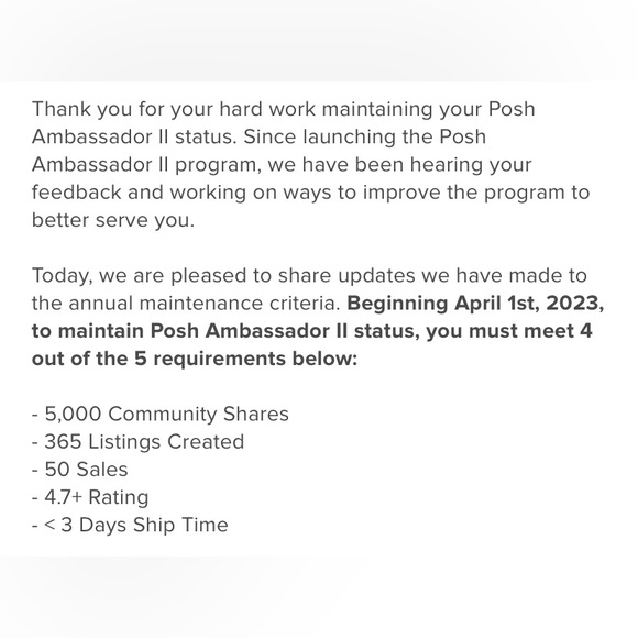🥳 Posh Ambassador II Updates coming!! - Picture 2 of 2